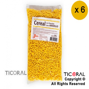 CEREAL CHOCOLATE COLOR AMARILLO X 6 paquetes X200GR ARGENFRUT